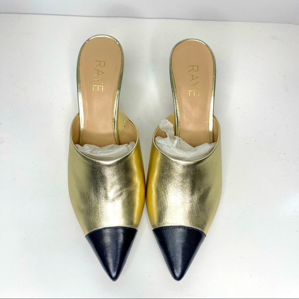 RAYE Phoebe Cap Toe Mule Size 9